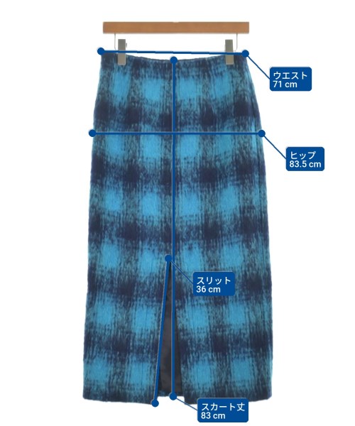 GALLARDA GALANTE（ガリャルダ　ガランテ）ロング・マキシ丈スカート 青 サイズ:1(S位) レディース/2200625777020