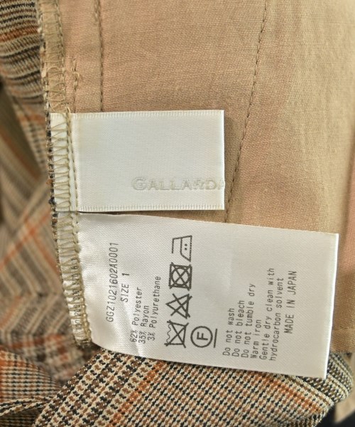 GALLARDA GALANTE（ガリャルダ　ガランテ）スラックス 茶 サイズ:1(S位) レディース/2200628888037