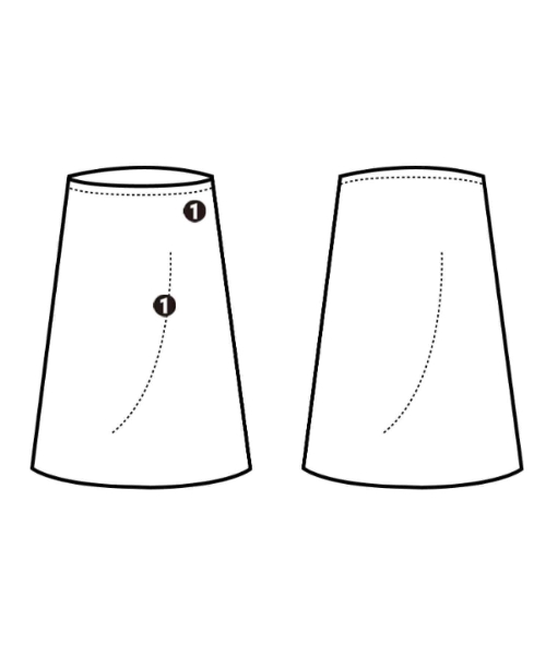 GALLARDA GALANTE（ガリャルダ　ガランテ）ロング・マキシ丈スカート 黒 サイズ:1(S位) レディース/2200628888051