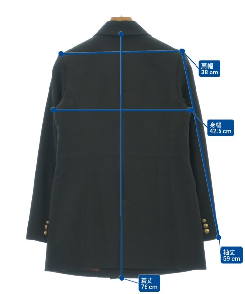 GALLARDA GALANTE（ガリャルダ　ガランテ）ジャケット 黒 サイズ:F レディース/2200618682065