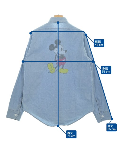 GALLARDA GALANTE（ガリャルダ　ガランテ）カジュアルシャツ 青 サイズ:F レディース/2200630850060