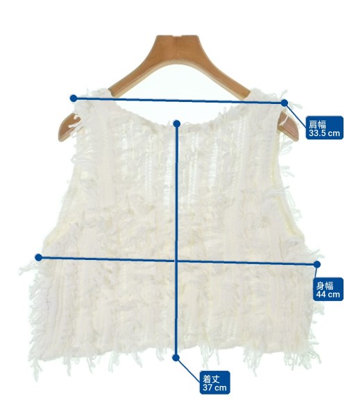 GALLARDA GALANTE（ガリャルダ　ガランテ）ベスト/ノースリーブ 白 サイズ:F レディース/2200628916174