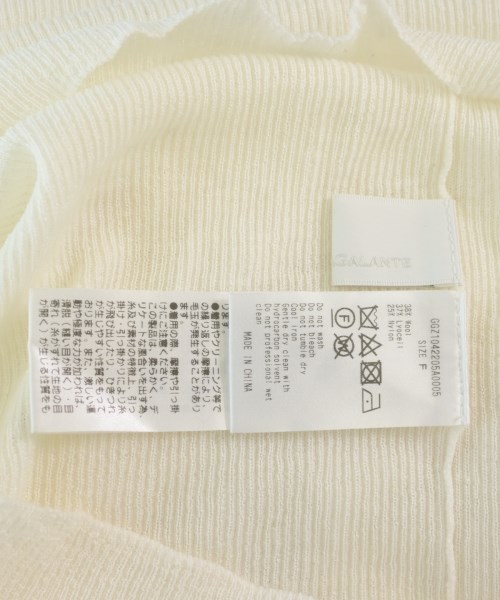 GALLARDA GALANTE（ガリャルダ　ガランテ）Tシャツ・カットソー 白 サイズ:F レディース/2200617031093