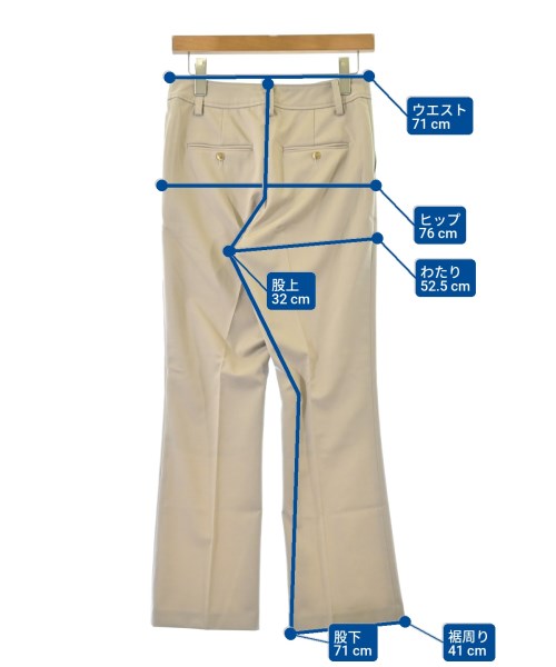 GALLARDA GALANTE（ガリャルダ　ガランテ）スラックス ベージュ サイズ:0(XS位) レディース/2200616538043