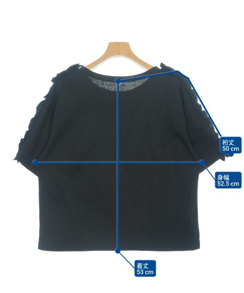 GALLARDA GALANTE（ガリャルダ　ガランテ）Tシャツ・カットソー 黒 サイズ:F レディース/2200607840100