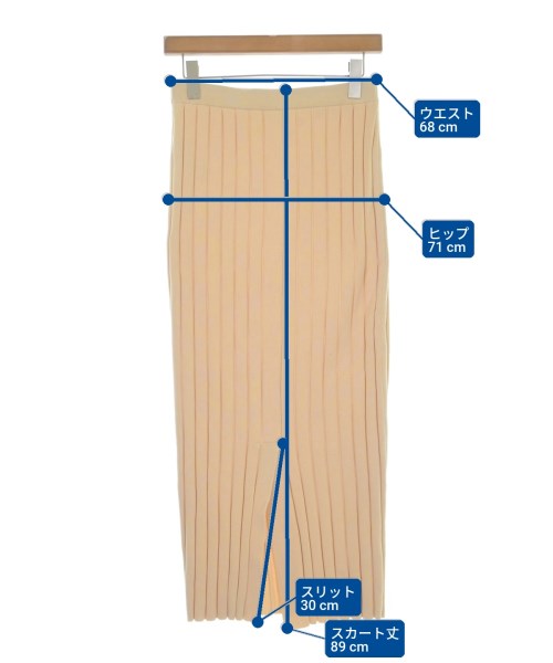 GALLARDA GALANTE（ガリャルダ　ガランテ）ロング・マキシ丈スカート 白 サイズ:F レディース/2200618062034