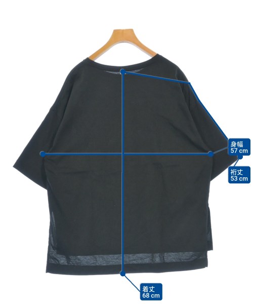 GALLARDA GALANTE（ガリャルダ　ガランテ）Tシャツ・カットソー 黒 サイズ:F レディース/2200612831162