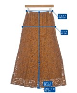 GALLARDA GALANTE（ガリャルダ　ガランテ）ロング・マキシ丈スカート 茶 サイズ:1(S位) レディース/2200621159028