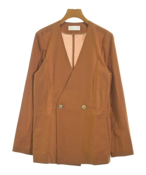 GALLARDA GALANTE(ガリャルダ　ガランテ)ノーカラージャケット 茶 サイズ:F/2200670561100