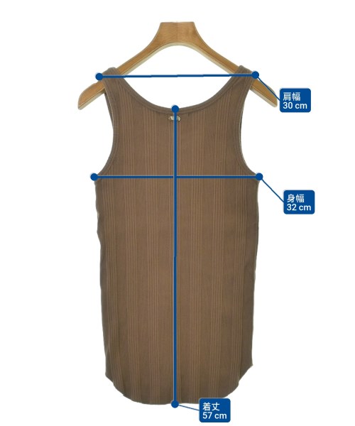 GALLARDA GALANTE（ガリャルダ　ガランテ）タンクトップ 茶 サイズ:F レディース/2200674438057