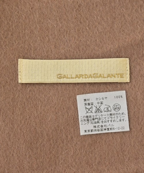 GALLARDA GALANTE（ガリャルダ　ガランテ）マフラー 茶 サイズ:- レディース/2200699998369