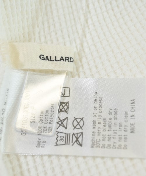 GALLARDA GALANTE（ガリャルダ　ガランテ）Tシャツ・カットソー 白 サイズ:F レディース/2200649292110