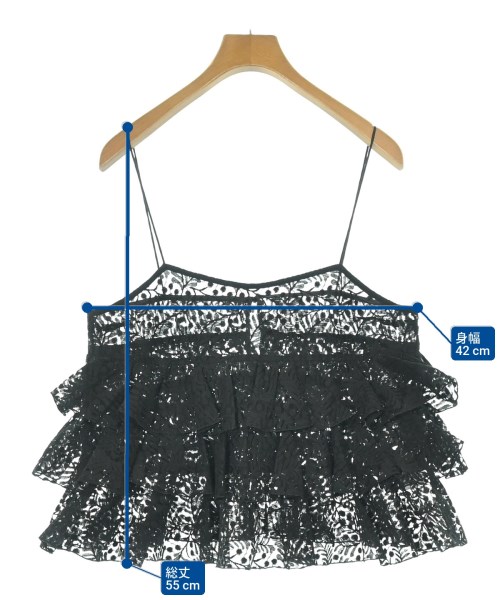 GALLARDA GALANTE（ガリャルダ　ガランテ）ブラウス 黒 サイズ:F レディース/2200645492248