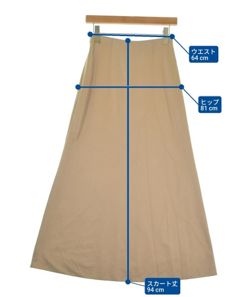 GALLARDA GALANTE（ガリャルダ　ガランテ）ロング・マキシ丈スカート ベージュ サイズ:0(XS位) レディース/2200657077044