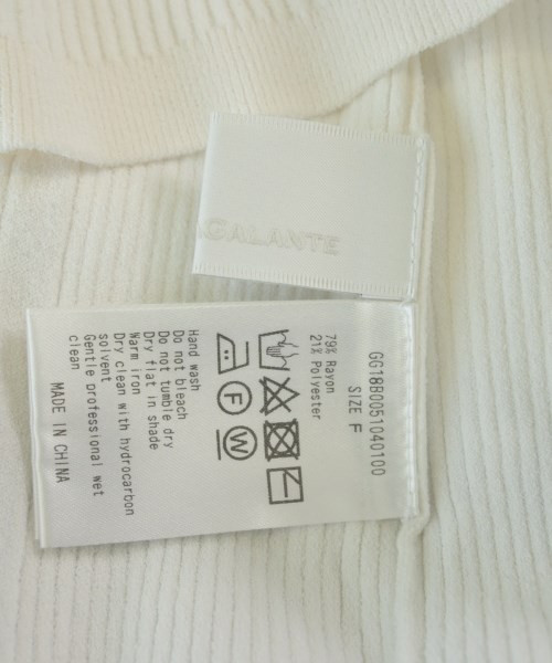 GALLARDA GALANTE（ガリャルダ　ガランテ）ニット・セーター 白 サイズ:F レディース/2200660680033