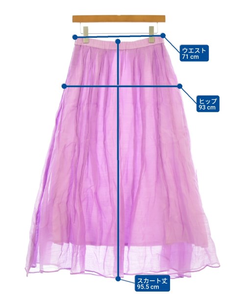 GALLARDA GALANTE（ガリャルダ　ガランテ）ロング・マキシ丈スカート 紫 サイズ:1(S位) レディース/2200647506073