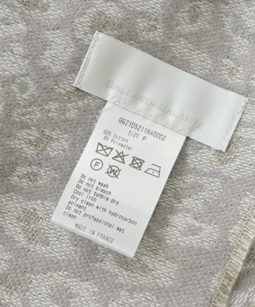 GALLARDA GALANTE（ガリャルダ　ガランテ）ストール グレー サイズ:F レディース/2200645089127