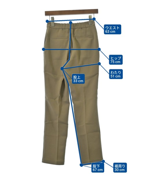 GALLARDA GALANTE（ガリャルダ　ガランテ）スラックス ベージュ サイズ:0(XS位) レディース/2200640410063