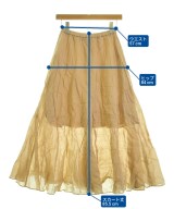 GALLARDA GALANTE（ガリャルダ　ガランテ）ロング・マキシ丈スカート ベージュ サイズ:0(XS位) レディース/2200646225081