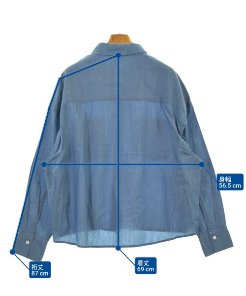 GALLARDA GALANTE（ガリャルダ　ガランテ）カジュアルシャツ 青 サイズ:F レディース/2200652500028