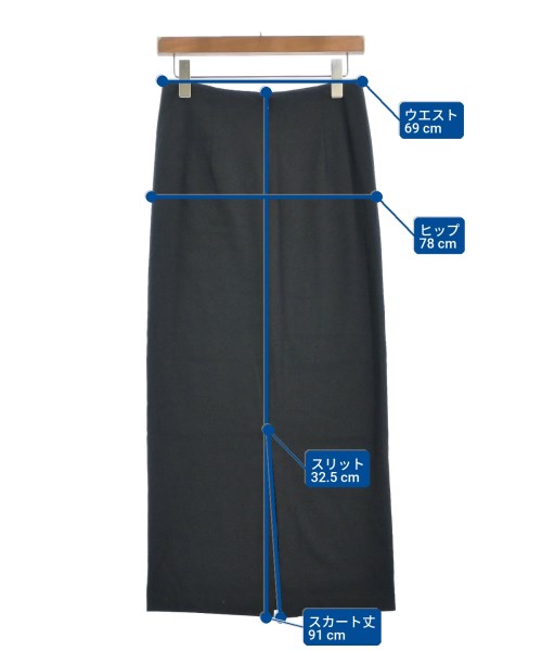 GALLARDA GALANTE（ガリャルダ　ガランテ）ロング・マキシ丈スカート 黒 サイズ:1(S位) レディース/2200661021026