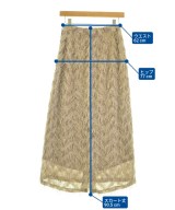 GALLARDA GALANTE（ガリャルダ　ガランテ）ロング・マキシ丈スカート ベージュ サイズ:0(XS位) レディース/2200664124038