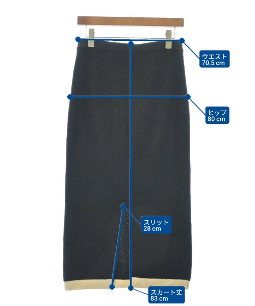 GALLARDA GALANTE（ガリャルダ　ガランテ）ロング・マキシ丈スカート 黒 サイズ:F レディース/2200668514019