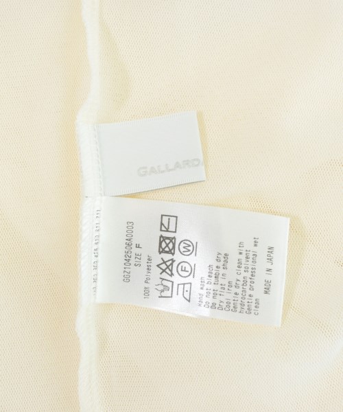 GALLARDA GALANTE（ガリャルダ　ガランテ）Tシャツ・カットソー 白 サイズ:F レディース/2200684889054