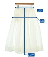 LE CIEL BLEU（ルシェルブルー）ロング・マキシ丈スカート 白 サイズ:36(S位) レディース/2200625740093