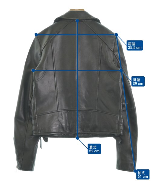 LE CIEL BLEU（ルシェルブルー）ライダース 黒 サイズ:36(S位) レディース/2200638708011