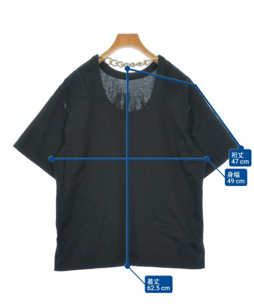 LE CIEL BLEU（ルシェルブルー）Tシャツ・カットソー 黒 サイズ:36(S位) レディース/2200608271088