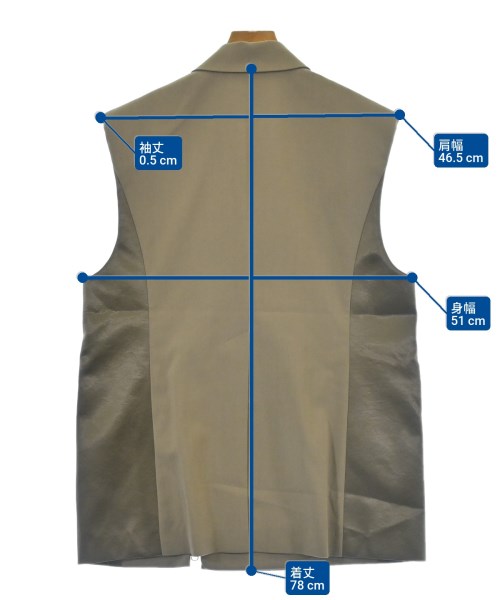 LE CIEL BLEU（ルシェルブルー）カジュアルジャケット 茶 サイズ:36(S位) レディース/2200608271132