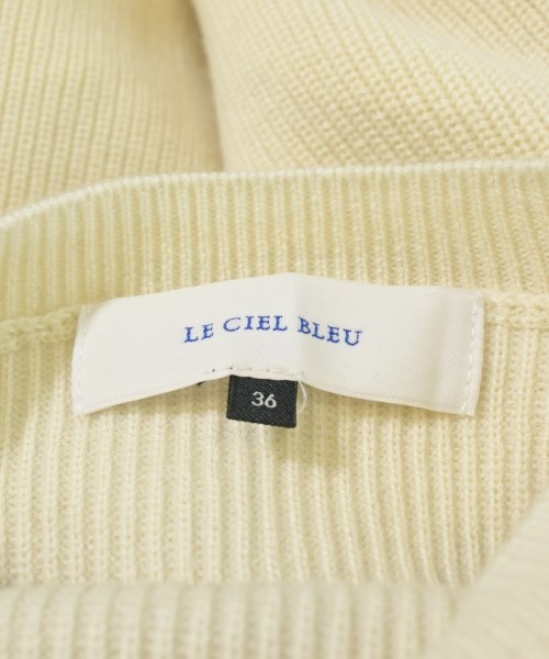 LE CIEL BLEU（ルシェルブルー）ニット・セーター 白 サイズ:36(S位) レディース/2200615011035