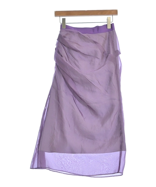 LE CIEL BLEU（ルシェルブルー）ロング・マキシ丈スカート 紫 サイズ:34(XS位) レディース/2200615323015