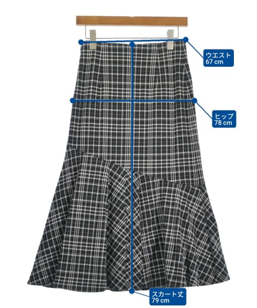 LE CIEL BLEU（ルシェルブルー）ロング・マキシ丈スカート 黒 サイズ:36(S位) レディース/2200628683113