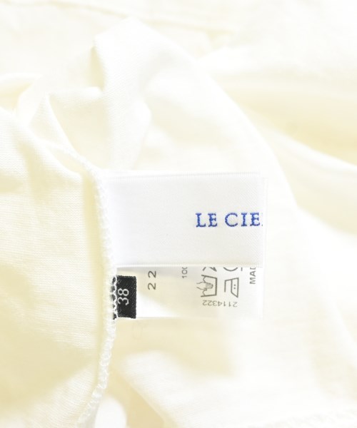 LE CIEL BLEU（ルシェルブルー）Tシャツ・カットソー 白 サイズ:38(M位) レディース/2200628683298