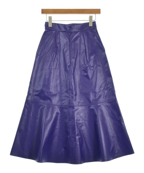 LE CIEL BLEU（ルシェルブルー）ロング・マキシ丈スカート 紫 サイズ:34(XS位) レディース/2200628683533