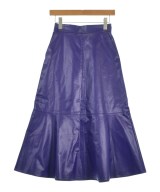 LE CIEL BLEU（ルシェルブルー）ロング・マキシ丈スカート 紫 サイズ:34(XS位) レディース/2200628683533