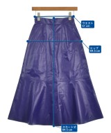 LE CIEL BLEU（ルシェルブルー）ロング・マキシ丈スカート 紫 サイズ:34(XS位) レディース/2200628683533