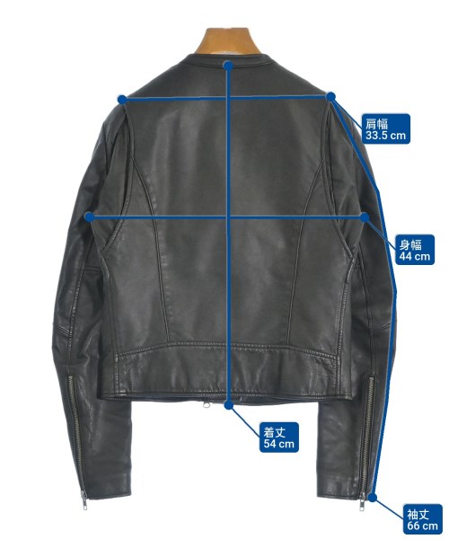 LE CIEL BLEU（ルシェルブルー）ライダース 黒 サイズ:38(M位) レディース/2200617723134