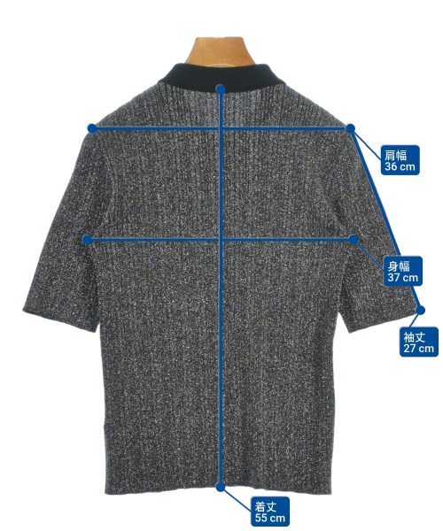 LE CIEL BLEU（ルシェルブルー）ニット・セーター 黒 サイズ:36(S位) レディース/2200631379010