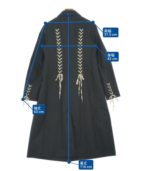 LE CIEL BLEU（ルシェルブルー）チェスターコート 紺 サイズ:36(S位) レディース/2200615136011