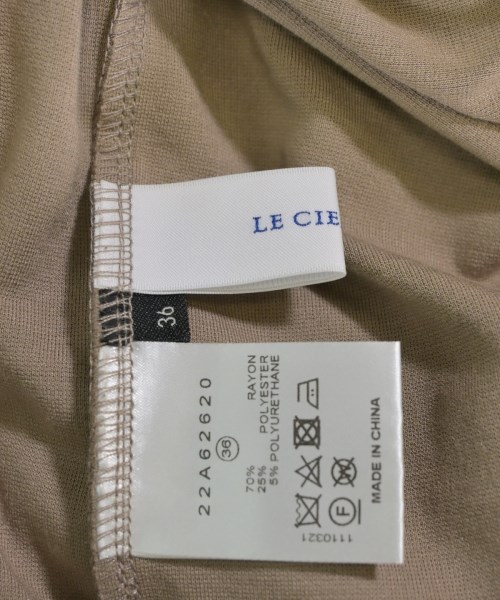 LE CIEL BLEU（ルシェルブルー）Tシャツ・カットソー 茶 サイズ:36(S位) レディース/2200632570065
