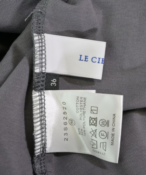 LE CIEL BLEU（ルシェルブルー）Tシャツ・カットソー グレー サイズ:36(S位) レディース/2200632570072
