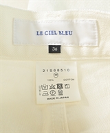 LE CIEL BLEU（ルシェルブルー）デニムパンツ 白 サイズ:36(S位) レディース/2200601059430