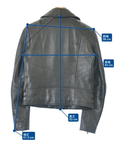 LE CIEL BLEU（ルシェルブルー）ライダース 黒 サイズ:36(S位) レディース/2200611024015