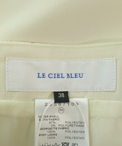 LE CIEL BLEU（ルシェルブルー）ロング・マキシ丈スカート 白 サイズ:38(M位) レディース/2200619893088