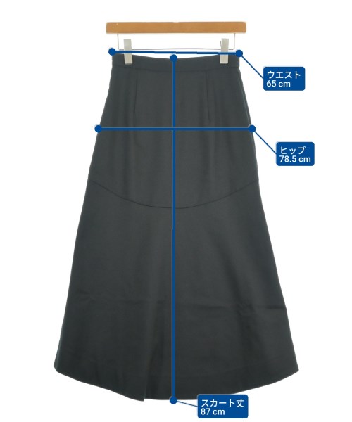 LE CIEL BLEU（ルシェルブルー）ロング・マキシ丈スカート 黒 サイズ:36(S位) レディース/2200618312047