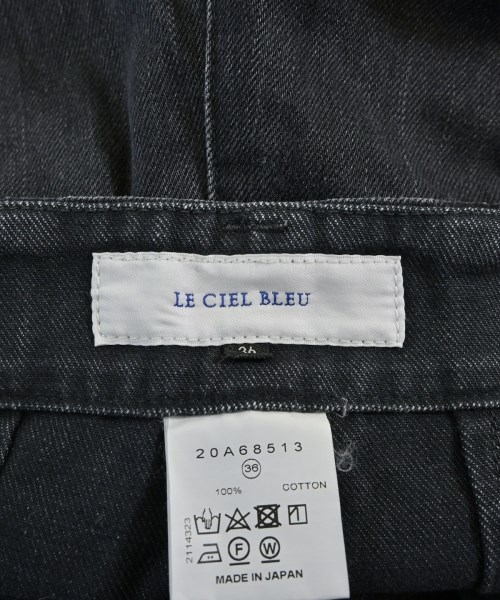 LE CIEL BLEU（ルシェルブルー）デニムパンツ 黒 サイズ:36(S位) レディース/2200605654082