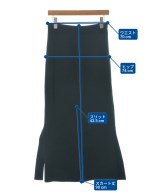 LE CIEL BLEU（ルシェルブルー）ロング・マキシ丈スカート 黒 サイズ:36(S位) レディース/2200670882076